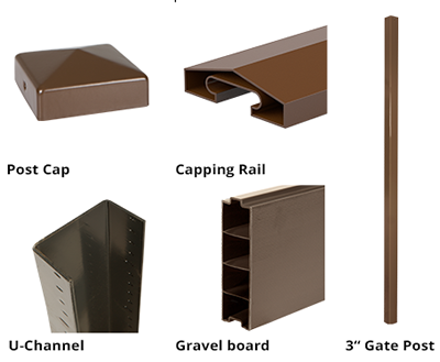 DuraPost finishing accessories