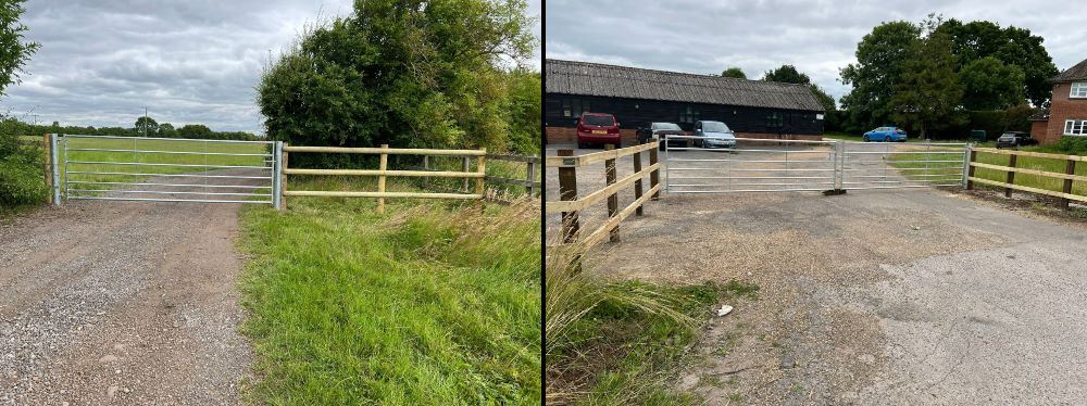 Field Gates in Ickford, near Thame